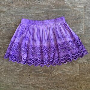 RAGA purple lace skirt NWT size XS